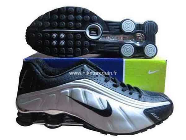 Nike Shox R4 Noir Argent